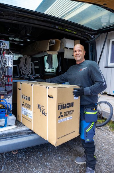 Klar for installasjon av varmepumper